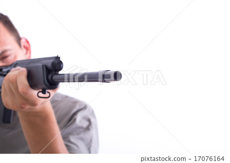 Man with a gun 17076164