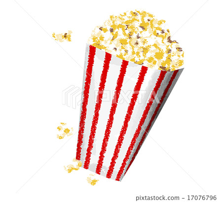 Real popcorn - Stock Illustration [17076796] - PIXTA