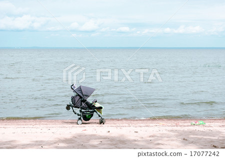 stroller on the beach stroller on the beach 17077242