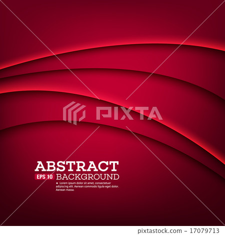 Red vector Template Abstract background with curves lines  17079713