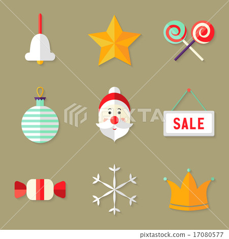 9 Christmas Icons Set 1 9 Christmas Icons Set 1 17080577
