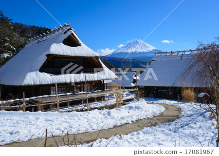 Fuji and the old private house Fuji and the old private house 17081967