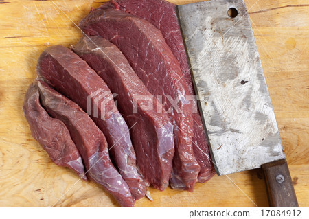 sliced of beef 17084912