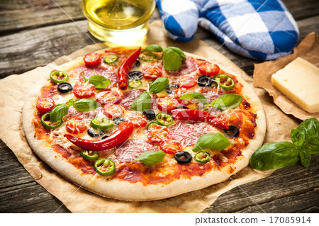 Delicious home made pizza Delicious home made pizza 17085914