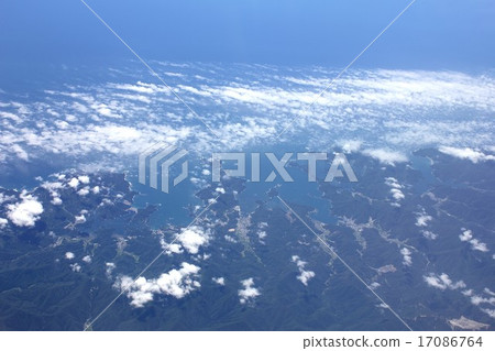 Kii半島全景從天空,Minamiise Ichi三重縣全景 Kii半島全景從天空,Minamiise Ichi三重縣全景 17086764
