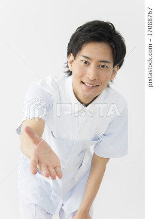 Gentle caregiver reaching out 17088767