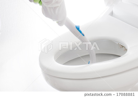 Cleaning Western-style toilet 17088881