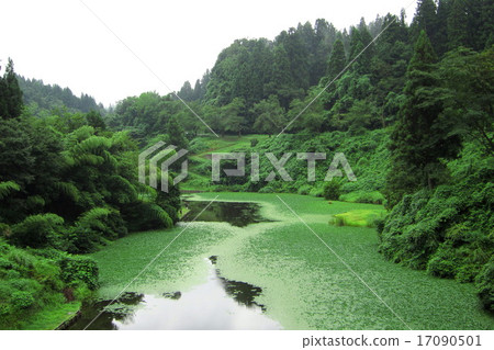Niigata Prefecture Shimojogawa dam lake 17090501
