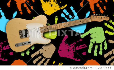 electric guitar electric guitar 17090533