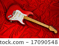 red electric guitar 17090548
