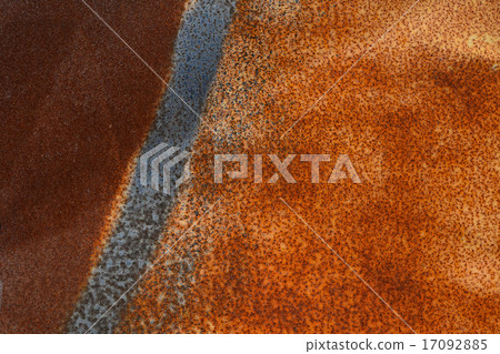 Vintage vivid rust stained corroded metal surface Vintage vivid rust stained corroded metal surface 17092885