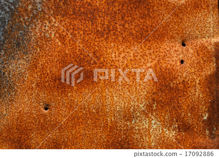 Vintage vivid rust stained corroded metal surface 17092886