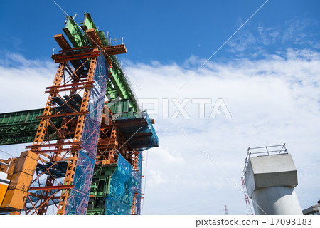 Construction site of the bridge Construction site of the bridge 17093183