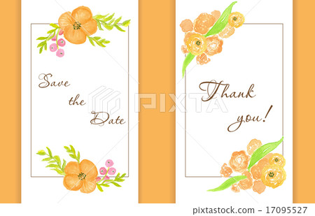 Wedding card with peach peonies . Wedding card with peach peonies . 17095527