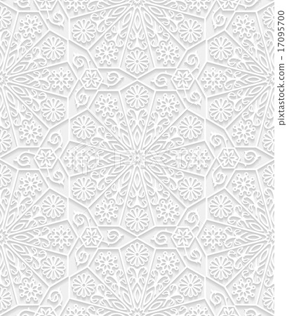 Seamless pattern with traditional ornament. Seamless pattern with traditional ornament. 17095700