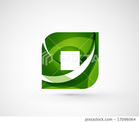 Abstract geometric company logo square, rhomb 17096064