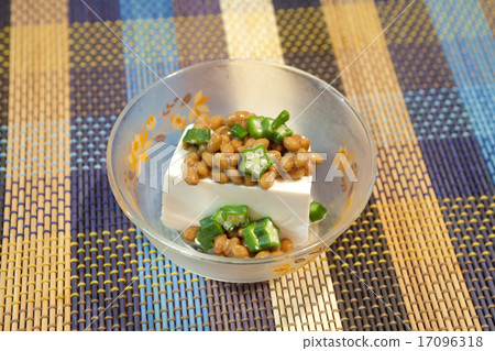 Chill guy with natto and okra Chill guy with natto and okra 17096318