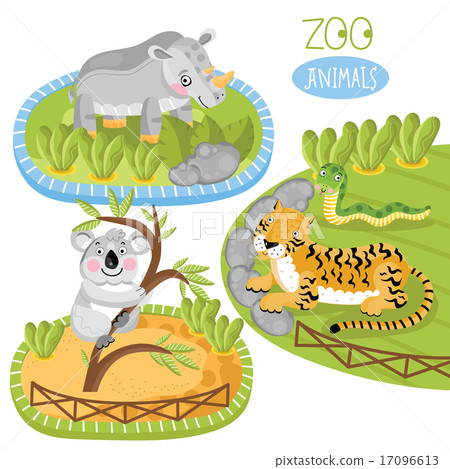 Set of vector animals. 17096613