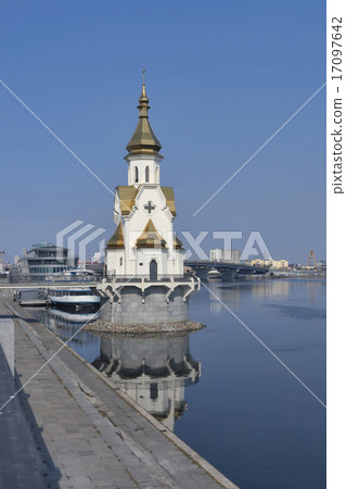 Church of Saint Nicholas on the water in Kiev Church of Saint Nicholas on the water in Kiev 17097642