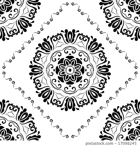Seamless Oriental Vector Background 17098245