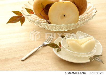 Cut pear grain background Cut pear grain background 17099128