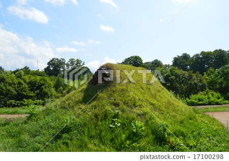 Sandlot hole type dwelling (Miyama Maruyama ruins / Aomori prefecture Aomori city capital three Miyama Maruyama) Sandlot hole type dwelling (Miyama Maruyama ruins / Aomori prefecture Aomori city capital three Miyama Maruyama) 17100298