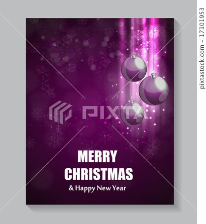 Abstract beauty Christmas and New Year background. Vector Illust 17101953