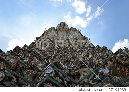 Bangkok · Wat Arun up large pagoda Bangkok · Wat Arun up large pagoda 17101989