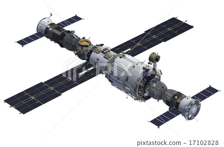 Space Station And Spacecrafts 17102828