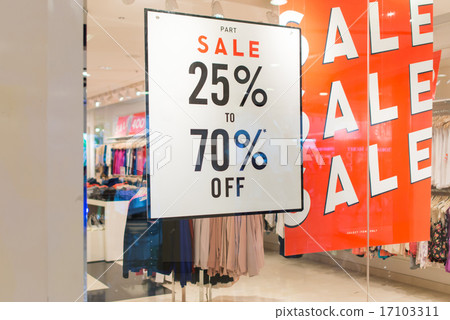 Sale Store, shopping mall abstract defocused blurred background. 17103311