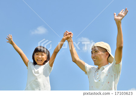 Banzai在藍天父母和孩子(夏天) Banzai在藍天父母和孩子(夏天) 17103623