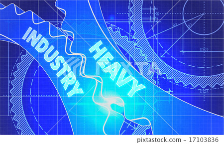 Heavy Industry Concept. Blueprint of Gears. Heavy Industry Concept. Blueprint of Gears. 17103836