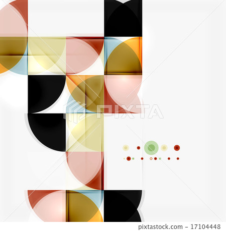 Semicircle triangle pattern 17104448