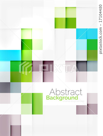 Square shape mosaic pattern design. Universal modern composition 17104480