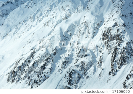 Winter mountain landscape, Austria. 17106090