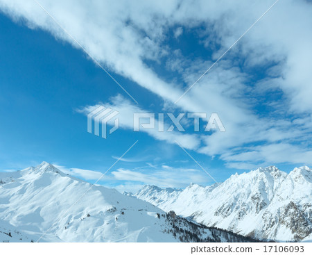 Silvretta Alps winter view (Austria). 17106093