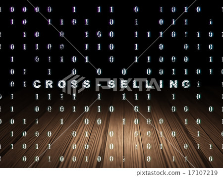 Finance concept: Cross-Selling in grunge dark room Finance concept: Cross-Selling in grunge dark room 17107219