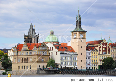 View of Vltava river in Prague 17107490