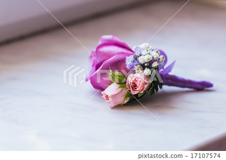 Groom's boutonniere closeup Groom's boutonniere closeup 17107574