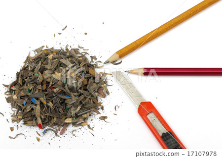 pencil on the white background pencil on the white background 17107978