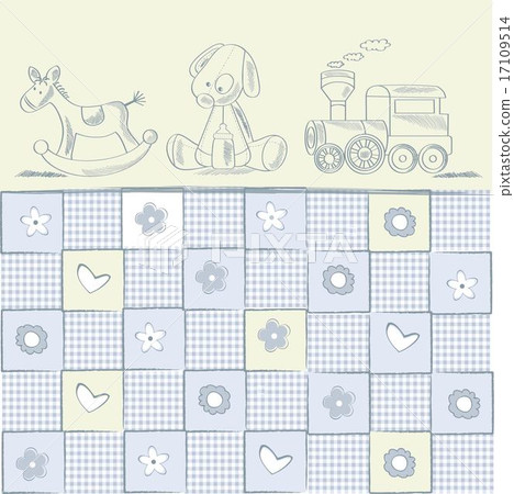 baby boy shower card with retro toys baby boy shower card with retro toys 17109514