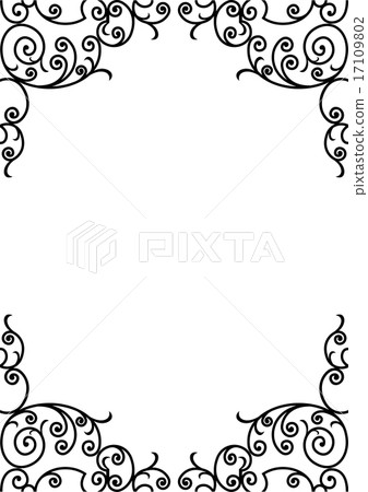 wrought iron frame 17109802