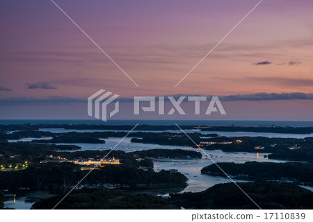 伊勢志摩道根灣的夜景 伊勢志摩道根灣的夜景 17110839