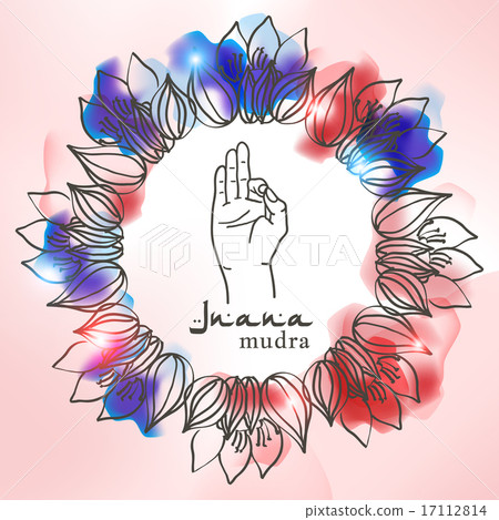 Lotus flowers watercolor style Chinese painting Lotus flowers watercolor style Chinese painting 17112814