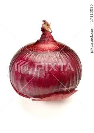 注意）背景白色可能有灰塵和划痕。紅洋蔥（紅洋蔥，紅洋蔥）。 17113059