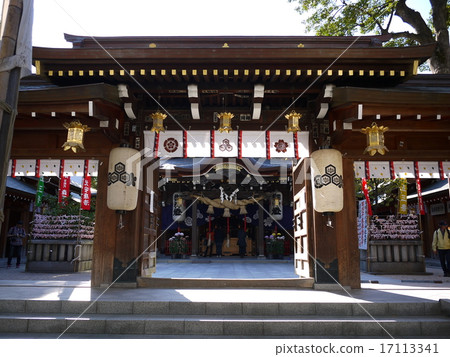 櫛田神社承德門 17113341