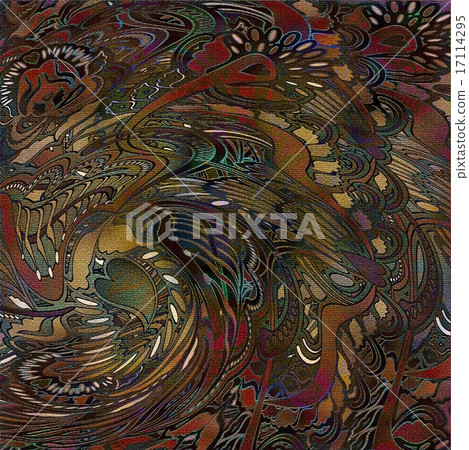 floral  exotic ornamental motley  background 17114295