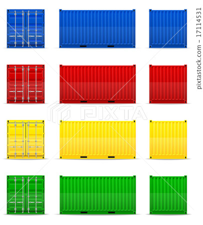 cargo container vector illustration 17114531