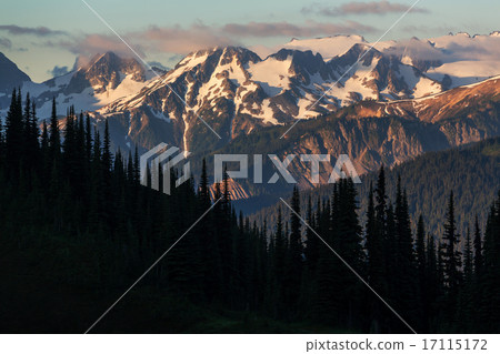 Mountains sunset Mountains sunset 17115172