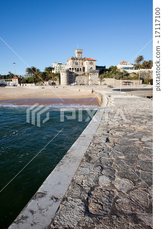 Pier and Beach in Resort Town of Estoril 17117100